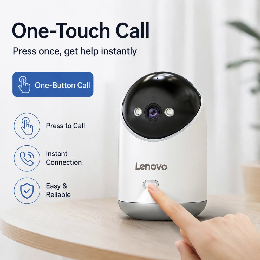 מצלמת אבטחה חכמה 5MP לבית עם WiFi, ראיית לילה וזיהוי תנועה