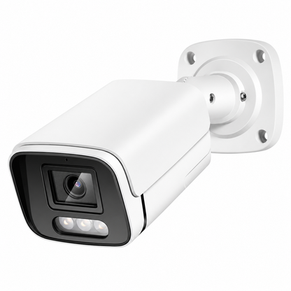 מצלמת אבטחה חיצונית 4K 8MP עם ראיית לילה בצבע