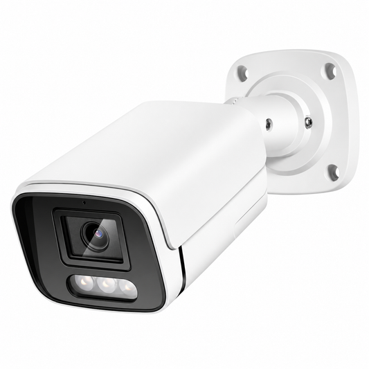 מצלמת אבטחה חיצונית 4K 8MP עם ראיית לילה בצבע